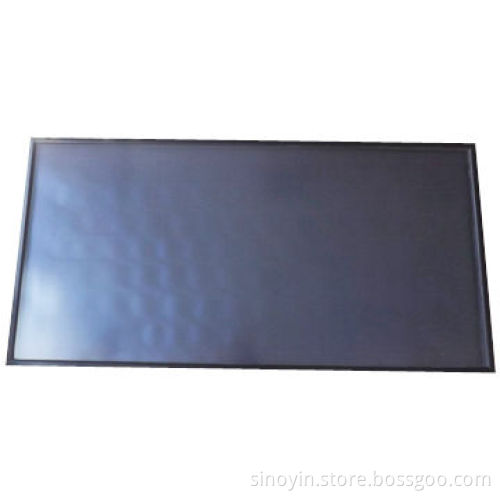 Solar system collector with blue titanium absorber